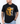 black gildan t-shirt that displays a orange lion and white cross and says Man of Faith