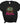 Black Gildan T-Shirt with printed mud tracks and lettering in green and pink that says Mud and Mascara