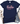 Navy Blue Gildan Brand T-Shirt with multi color of Pink saying make heaven crowded