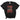 Black gildan t-shirt with red grunge letter that says Trump Vance Maga 2024 with a grunge flag